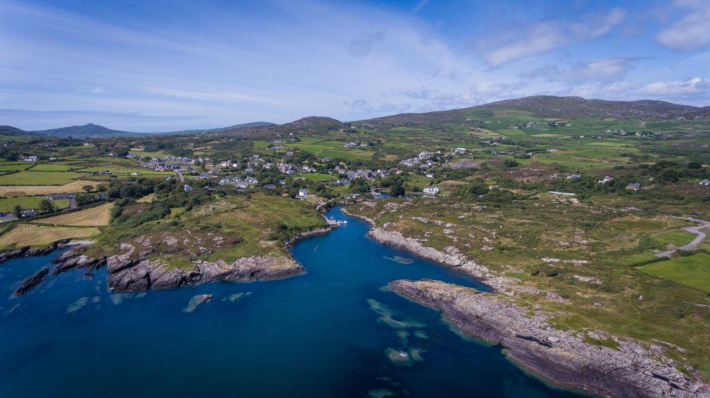 Goleen Harbour from the Air