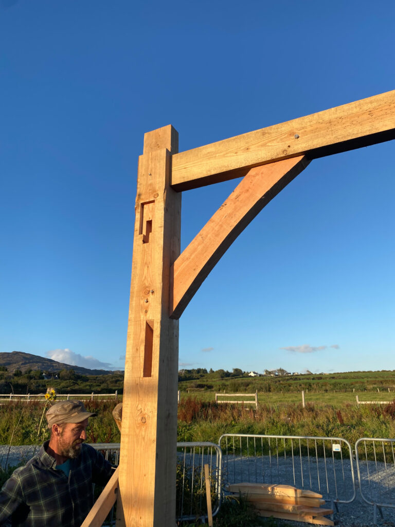 Wooden Beam - Goleen Harbour