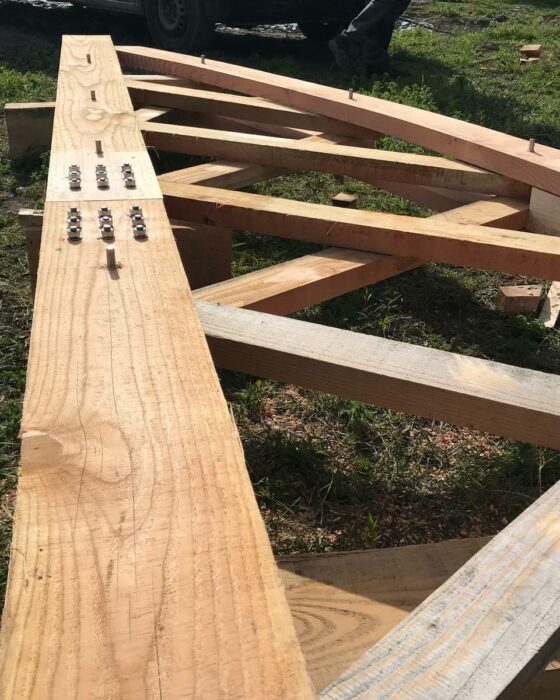 Wooden Beam, Goleen Harbour