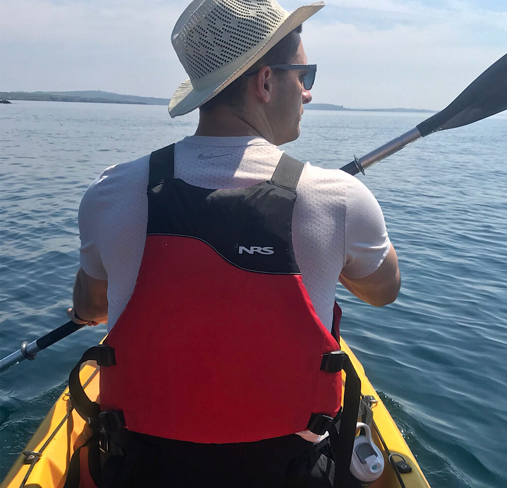 Kasper in a Kayak - Goleen Harbour